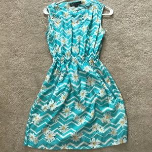 Blue flower dress